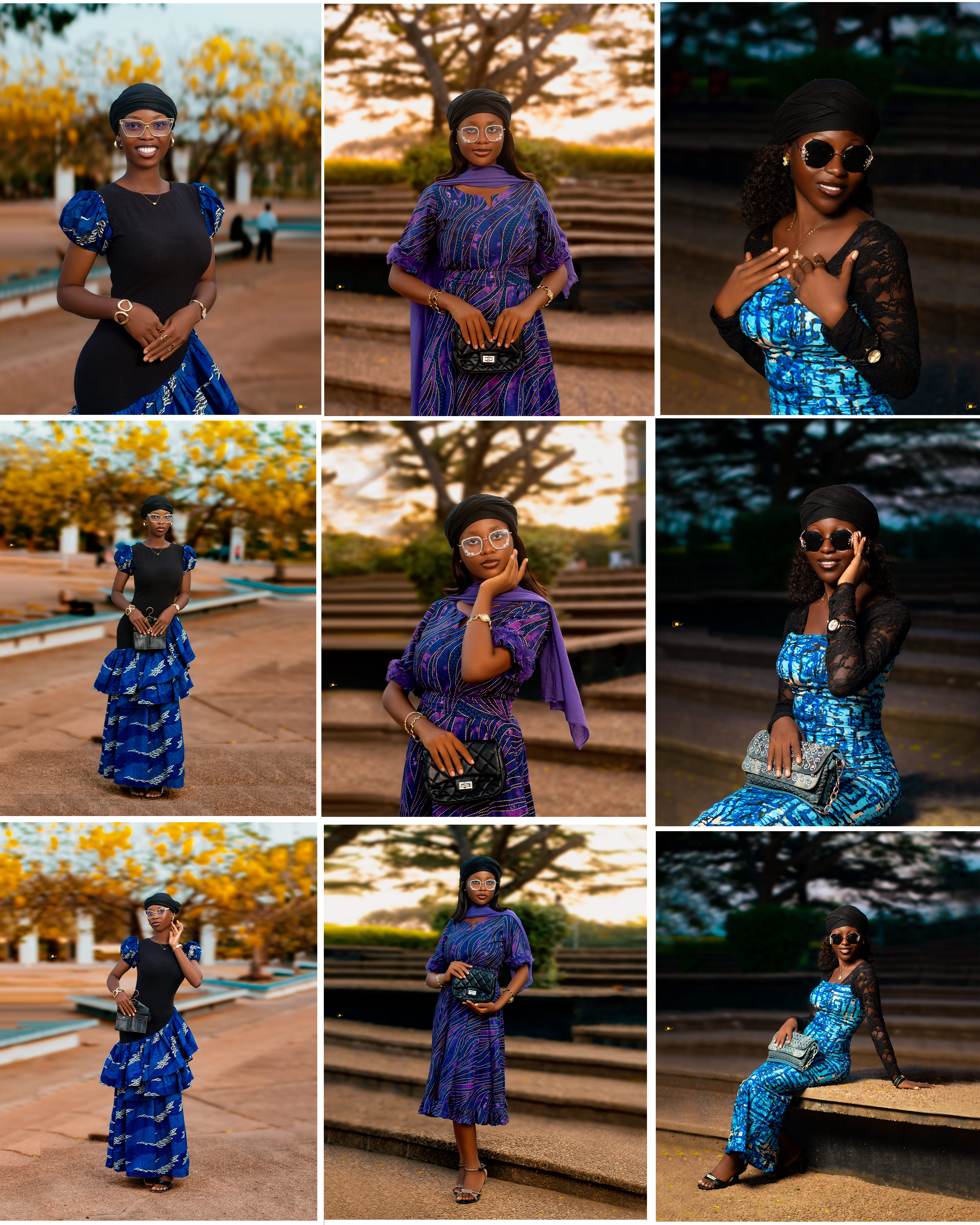 Excellent portraits for a fashion and model brand